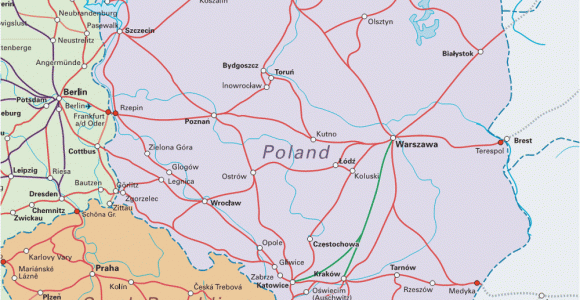 Eastern Europe Train Map Poland by Train Trip Planning In 2019 Train Map Trip