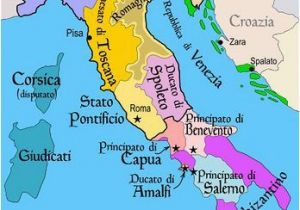 Eastern Italy Map Map Of Italy Roman Holiday Italy Map European History southern