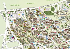 Eastern Michigan University Campus Map Campus Maps