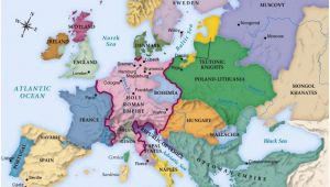 Easy Map Of Europe 442referencemaps Maps Historical Maps World History