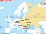 Eatern Europe Map Map Of Russia and Eastern Europe