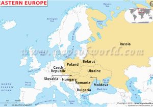 Eatern Europe Map Map Of Russia and Eastern Europe