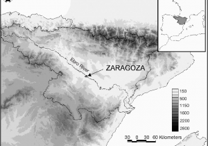 Ebro Valley Spain Map Figure 1 From Spatial Patterns Of the Urban Heat island In