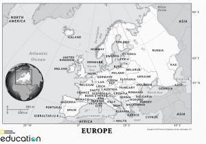 Economic Activity Map Of Europe Europe Human Geography National Geographic society