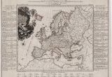 Economic Activity Map Of Europe the First attempt at Economic Mapping Rare Antique Maps