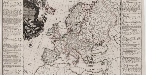 Economic Activity Map Of Europe the First attempt at Economic Mapping Rare Antique Maps