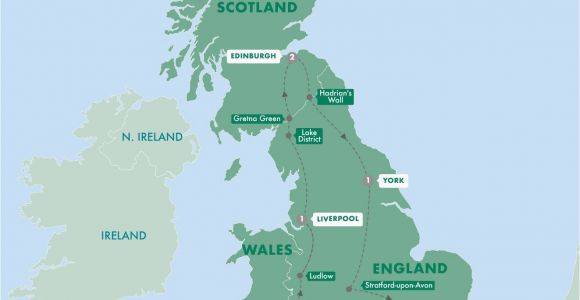 Edinburgh England Map Real Britain Trafalgar London In 2019 Scotland Travel