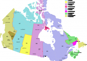 Edmonton Canada Time Zone Map Map Of Canadian Time Zones and Travel Information Download Free