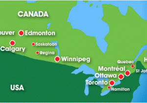 Edmonton On Map Of Canada top 10 Punto Medio Noticias World Map Canada toronto