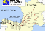El Camino Frances Map French Way Wikipedia