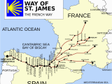 El Camino Spain Map French Way Wikipedia