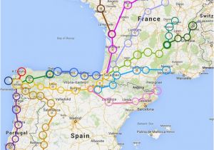 El Camino Walk Spain Map Travel Tips Camino Cestovana A Pana Lsko A Evropa