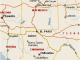 El Paso On Texas Map El Paso Map Texas Business Ideas 2013