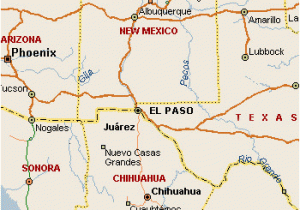El Paso On Texas Map El Paso Map Texas Business Ideas 2013