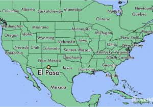 El Paso Texas On Map El Paso Map Falsomesias Com