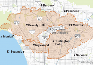 El Segundo California Map Maps Show Thomas Fire is Larger Than Many U S Cities Los Angeles