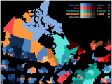 Elections Canada Map 2008 Canadian Federal Election Wikivisually