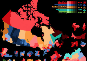 Electoral Map Of Canada 2015 Canadian Federal Election Wikivisually