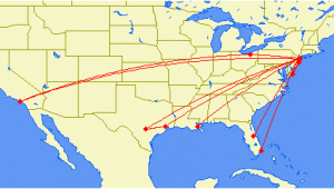 Electra Texas Map Your Lifetime Flights Airliners Net