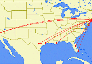 Electra Texas Map Your Lifetime Flights Airliners Net