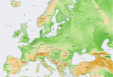 Elevation Map Europe atlas Of Europe Wikimedia Commons