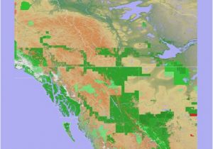 Elevation Map Of Canada Scenic Map Western Canada by Grangerfx