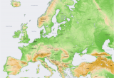 Elevation Map Of Europe atlas Of Europe Wikimedia Commons