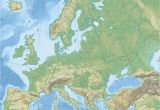 Elevation Map Of Europe Europe topographic Map Climatejourney org