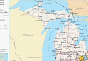 Elevation Map Of Michigan Michigan Elevation Map Maps Directions
