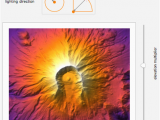 Elevation Map Of Minnesota Relief Shaded Elevation Map Wolfram Demonstrations Project