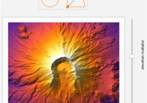 Elevation Map Of Minnesota Relief Shaded Elevation Map Wolfram Demonstrations Project