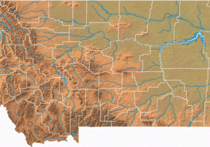 Elevation Map Of north Carolina Map Of Montana