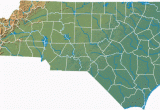 Elevation Map Of north Carolina Map Of north Carolina