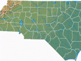 Elevation Map Of north Carolina Map Of north Carolina