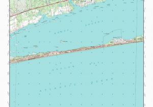 Elevation Map Of north Carolina Mytopo Salter Path north Carolina Usgs Quad topo Map