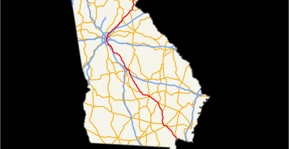 Ellenwood Georgia Map U S Route 23 In Georgia Wikipedia