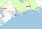 Emerald island north Carolina Map Mapa Emerald isle Plan Emerald isle Viamichelin
