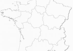 Empty Map Of France Outline Map Of France with Cities France Political Map Ha