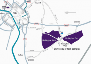 England Airports Map Maps and Directions About the University the University Of York