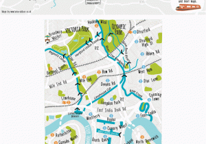 England Canal Network Map Illustrated Maps Produced for Canal River Trust Maplets
