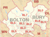 England Districts Map Bl Postcode area Wikipedia