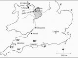 England Districts Map Map Showing southern England the18 Th Century Staffordshire