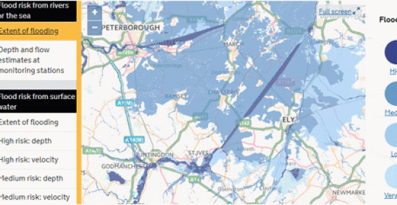 England Flood Map Maps Mania the Flood Risk Map Of England