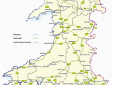 England Highway Map Trunk Roads In Wales Wikipedia