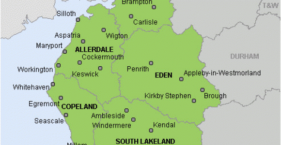 England Lake District Map Lake District Map Maps Of Cumbria National Park Boundaries