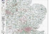 England Local Authority Map Os Administrative Boundary Map Local Government Sheet 6