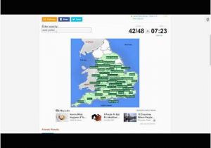 England Map Quiz Videos Matching Finding the 48 Counties On A Blank Map Of England