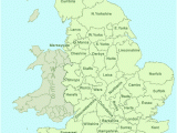 England Map Showing Counties County Map Of England English Counties Map