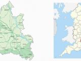 England Maps with Cities and towns Map Of Oxfordshire Visit south East England