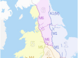 England Motorway Map Controlled Access Highway Wikipedia